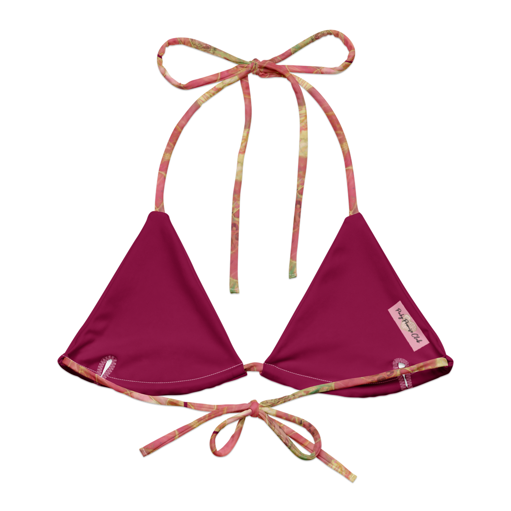 Golden Garden Bikini Top 🌼