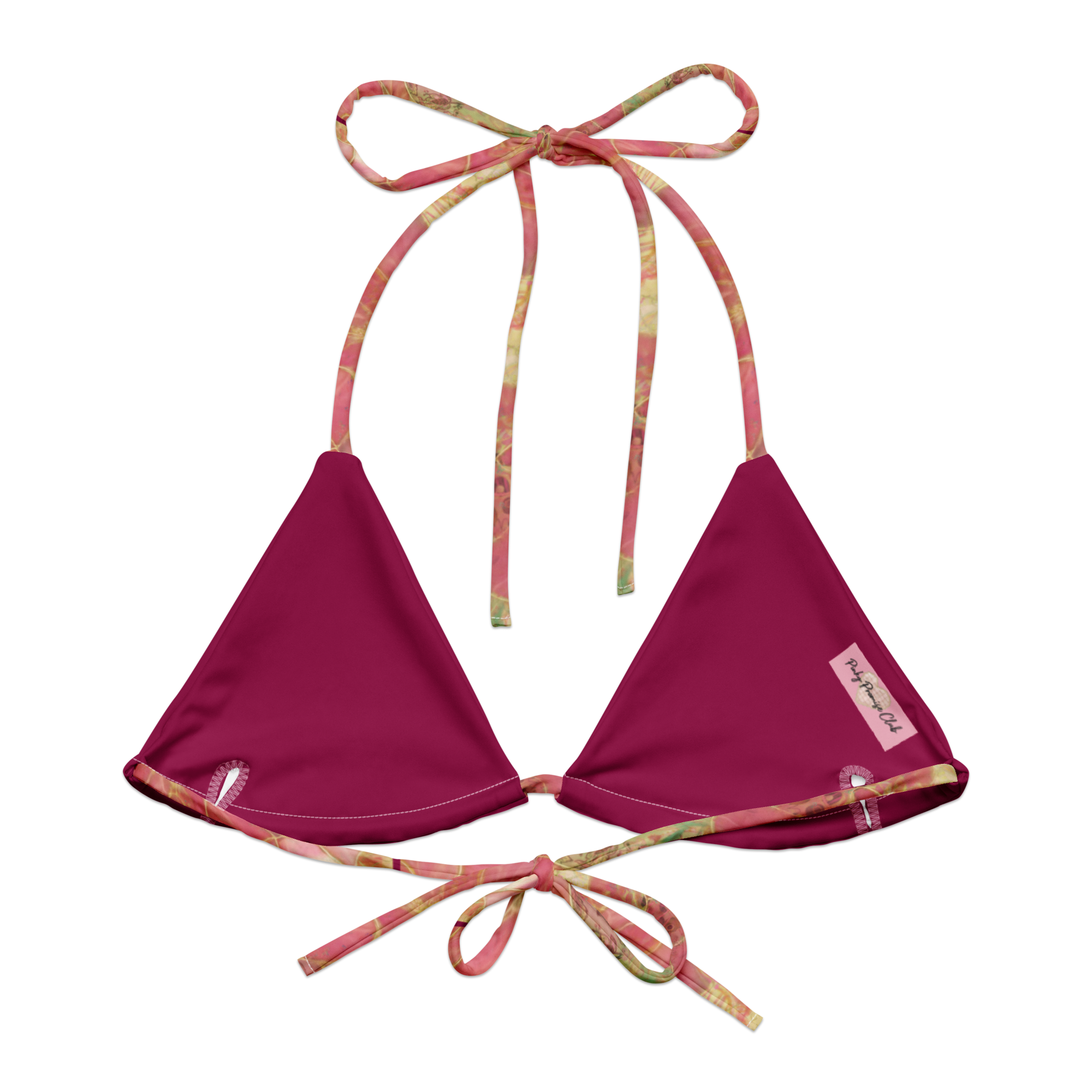Golden Garden Bikini Top 🌼