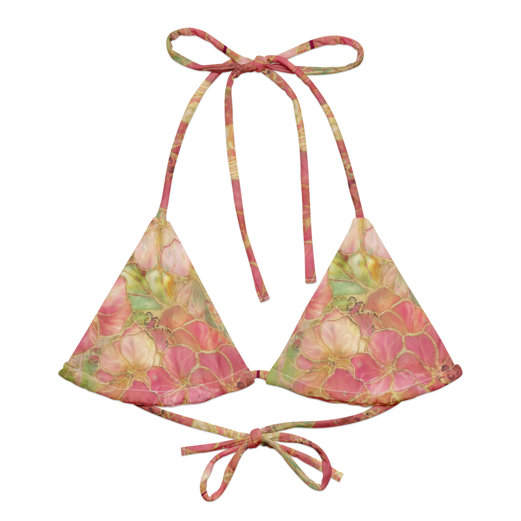 Golden Garden Bikini Top 🌼