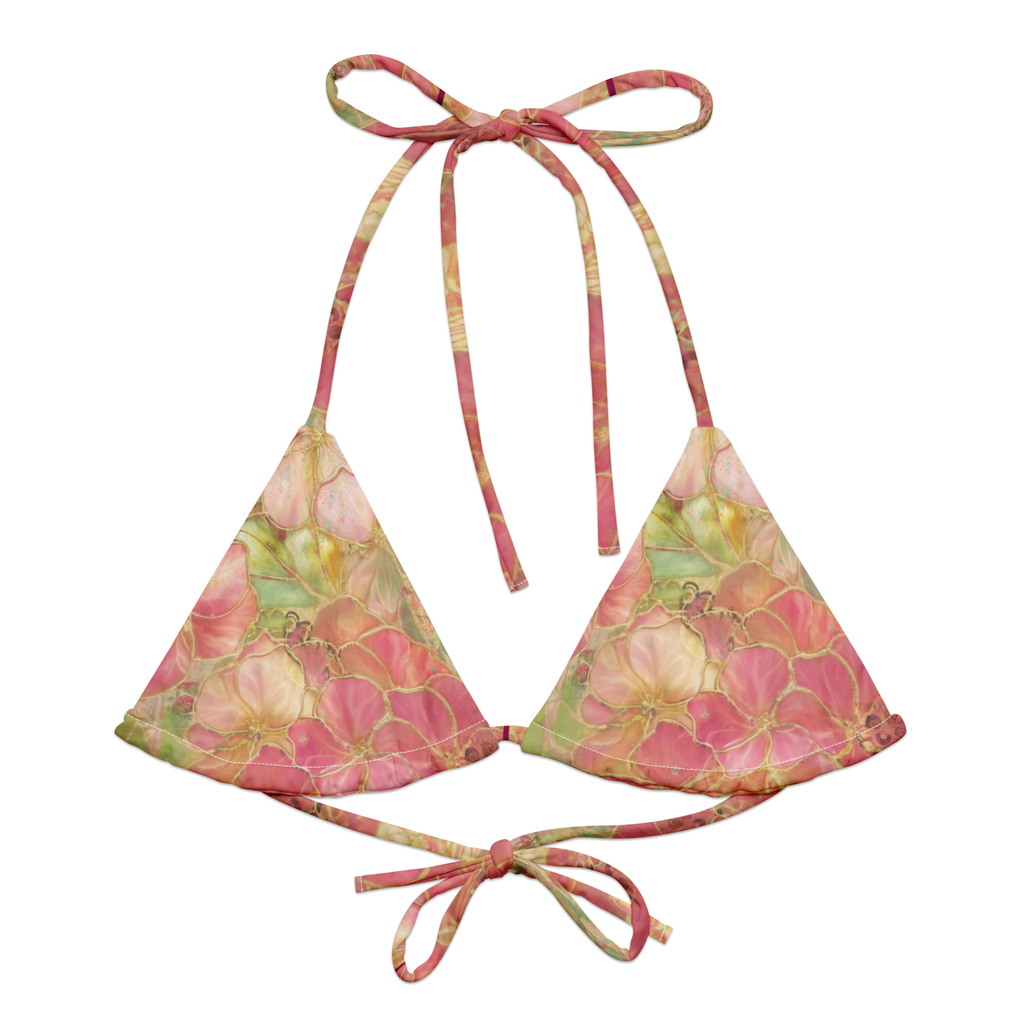 Golden Garden Bikini Top 🌼